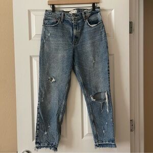 Abercrombie & Fitch High Rise The Mom jean